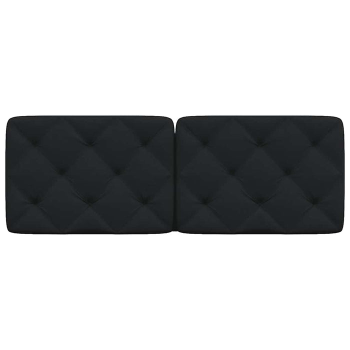 Cuscino Testiera Nero 120 cm in Tessuto 4019214