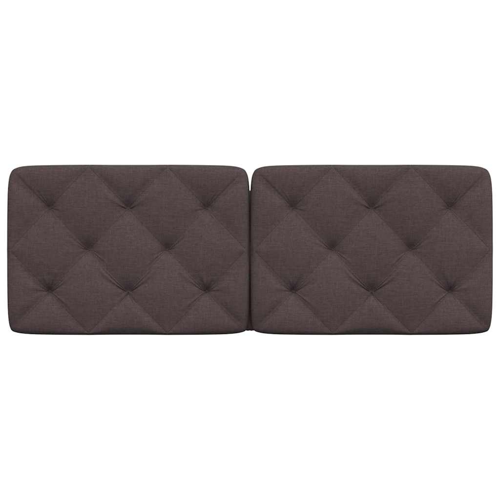 Cuscino Testiera Marrone Scuro 120 cm in Tessuto 4019215