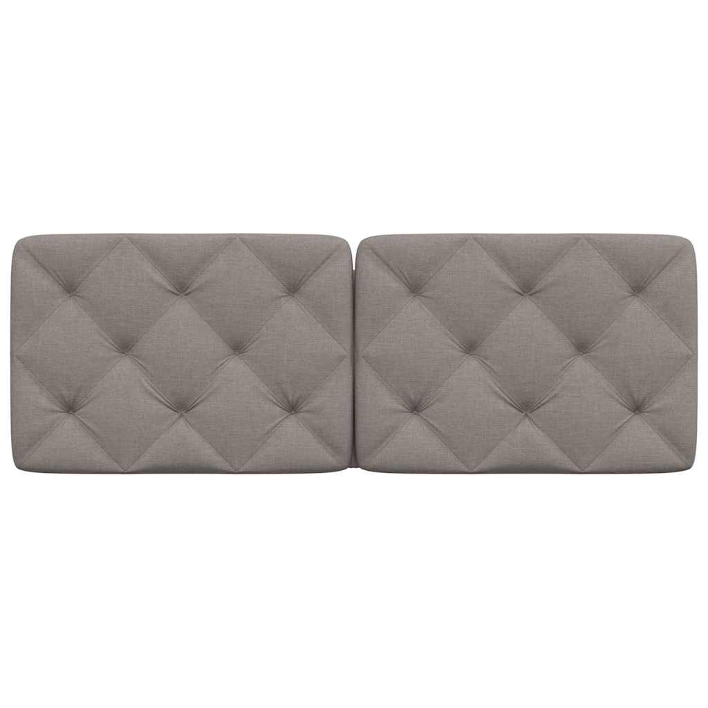 Cuscino Testiera Tortora 120 cm in Tessuto 4019216