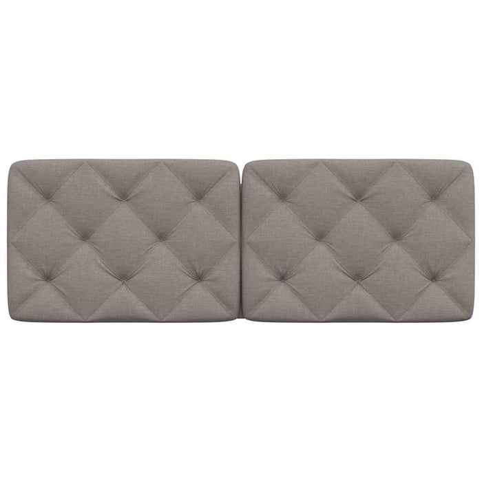 Cuscino Testiera Tortora 120 cm in Tessuto 4019216