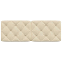 Cuscino Testiera Crema 120 cm in Tessuto 4019217