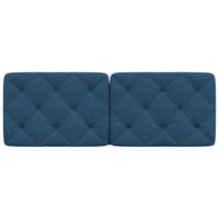 Cuscino Testiera Blu 120 cm in Tessuto 4019218