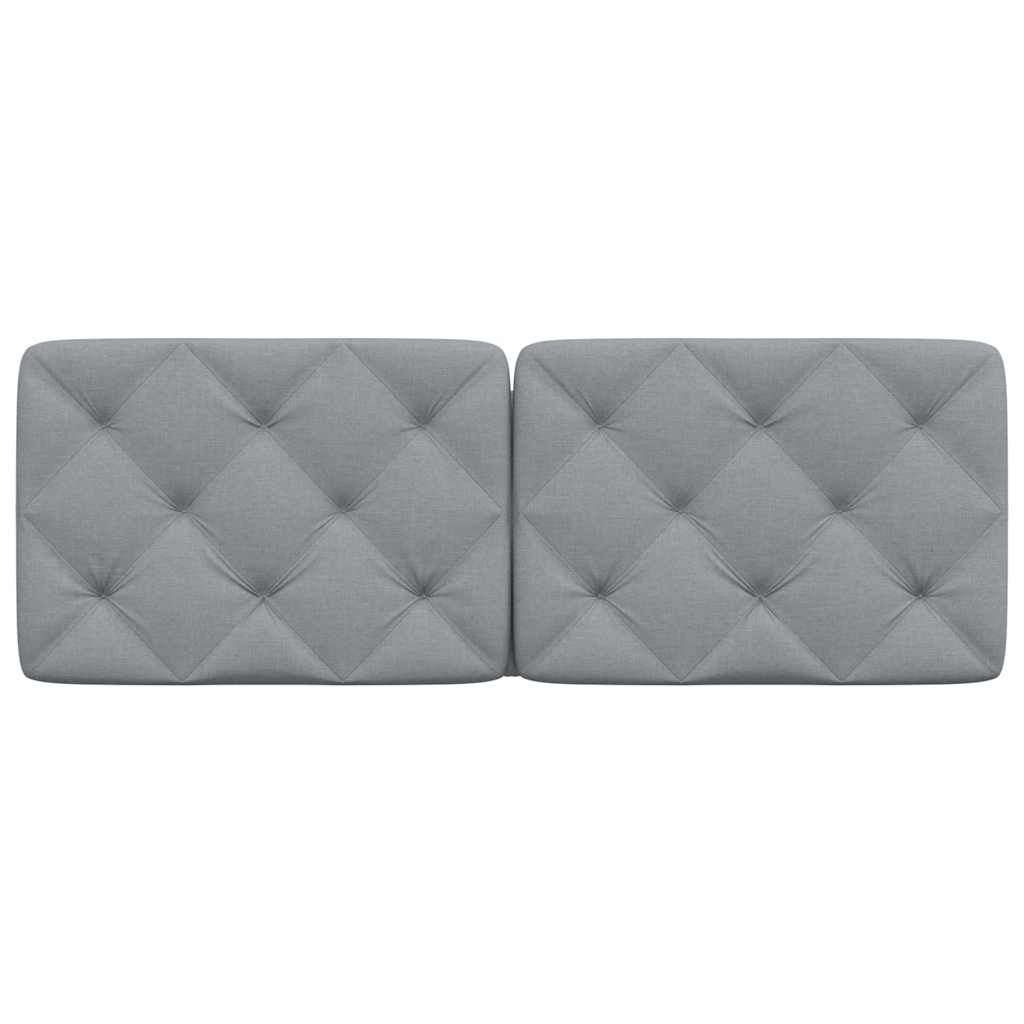 Cuscino Testiera Grigio Chiaro 140 cm in Tessuto 4019219