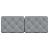Cuscino Testiera Grigio Chiaro 140 cm in Tessuto 4019219