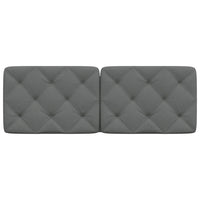 Cuscino Testiera Grigio Scuro 140 cm in Tessuto 4019220