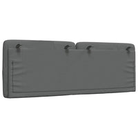 Cuscino Testiera Grigio Scuro 140 cm in Tessuto 4019220