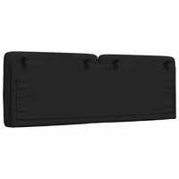 Cuscino Testiera Nero 140 cm in Tessuto 4019221