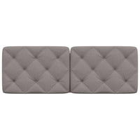 Cuscino Testiera Tortora 140 cm in Tessuto 4019223