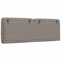 Cuscino Testiera-Cuscino per Testiera Tortora 140 cm in Tessuto