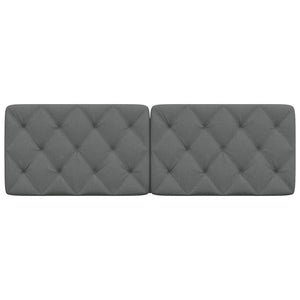 Cuscino Testiera Grigio Scuro 160 cm in Tessuto 4019227