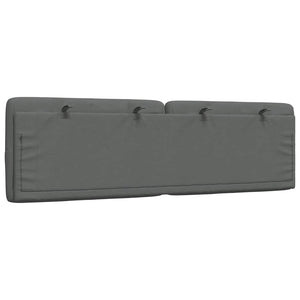 Cuscino Testiera Grigio Scuro 160 cm in Tessuto 4019227