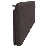 Cuscino Testiera Marrone Scuro 160 cm in Tessuto