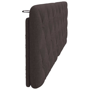Cuscino Testiera Marrone Scuro 160 cm in Tessuto