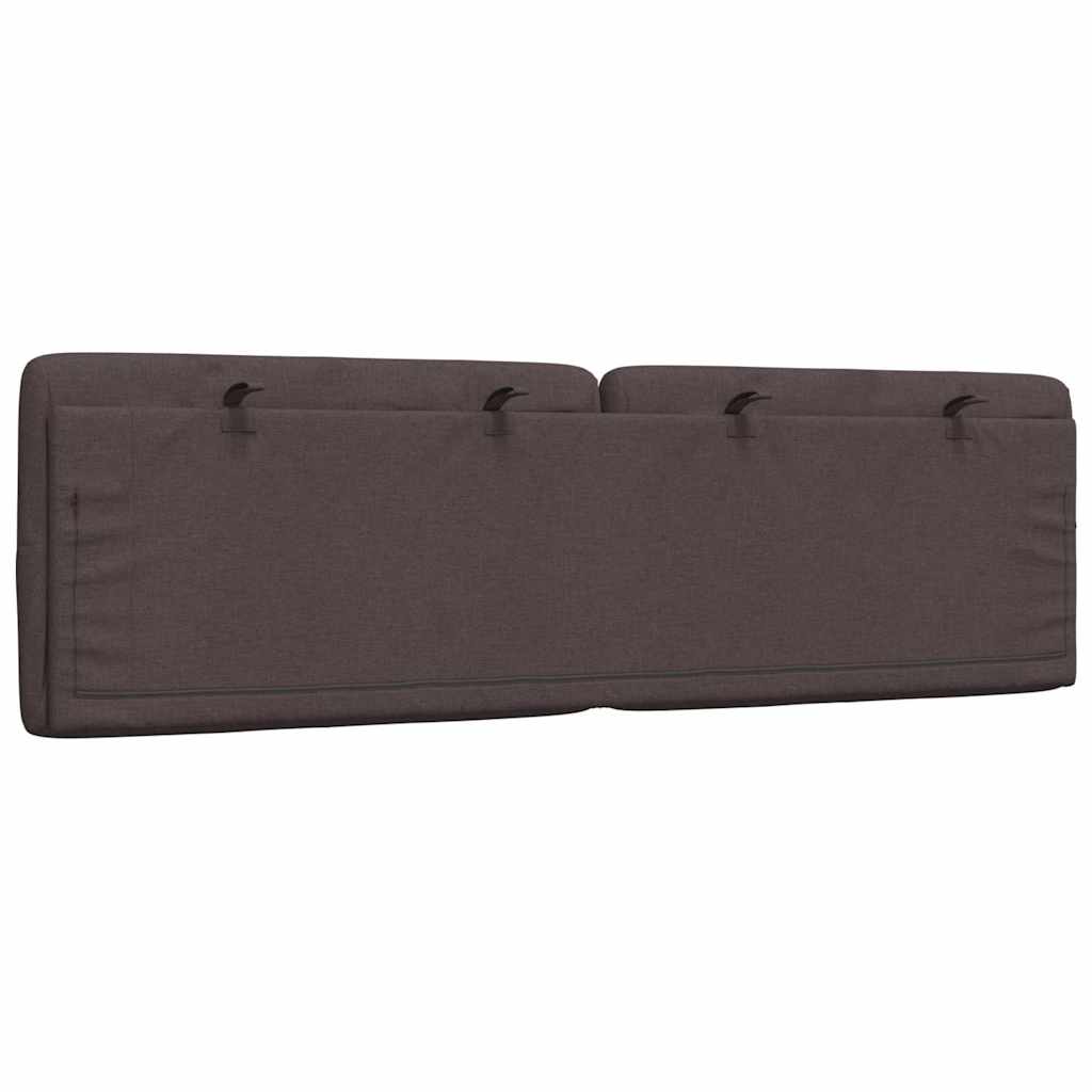 Cuscino Testiera Marrone Scuro 160 cm in Tessuto