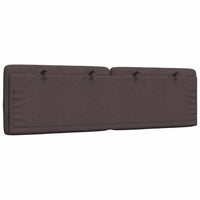 Cuscino Testiera Marrone Scuro 160 cm in Tessuto