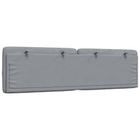 Cuscino Testiera-Cuscino per Testiera Grigio Chiaro 180 cm in Tessuto