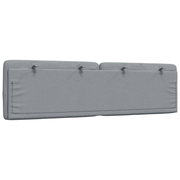 Cuscino Testiera Grigio Chiaro 180 cm in Tessuto 4019233