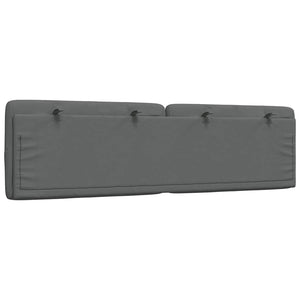 Cuscino Testiera Grigio Scuro 180 cm in Tessuto 4019234