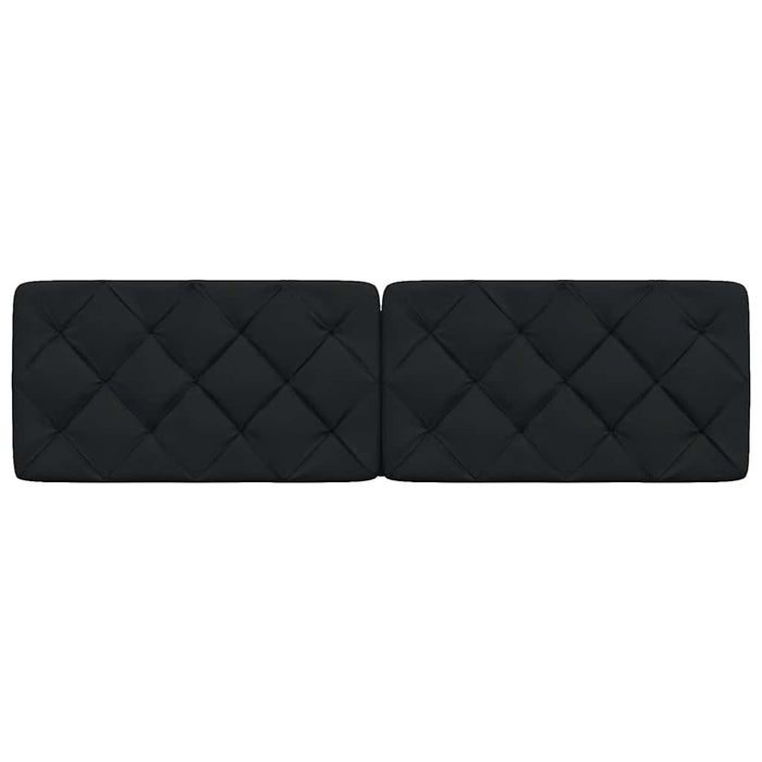 Cuscino Testiera Nero 180 cm in Tessuto 4019235