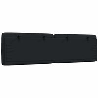 Cuscino Testiera Nero 180 cm in Tessuto 4019235