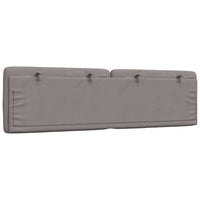 Cuscino Testiera-Cuscino per Testiera Tortora 180 cm in Tessuto