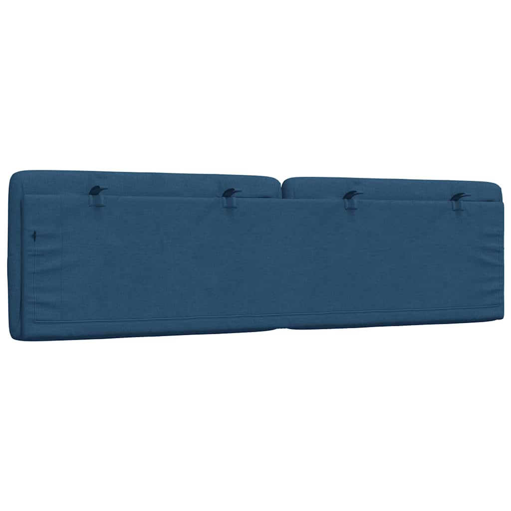 Cuscino Testiera-Cuscino per Testiera Blu 180 cm in Tessuto