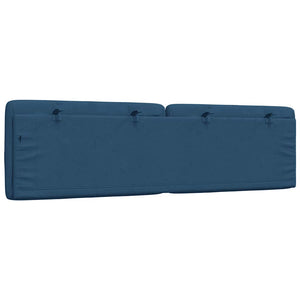 Cuscino Testiera-Cuscino per Testiera Blu 180 cm in Tessuto