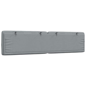Cuscino Testiera-Cuscino per Testiera Grigio Chiaro 200 cm in Tessuto