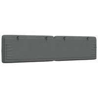 Cuscino Testiera Grigio Scuro 200 cm in Tessuto 4019241
