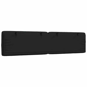 Cuscino Testiera-Cuscino per Testiera Nero 200 cm in Tessuto