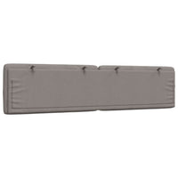 Cuscino Testiera-Cuscino per Testiera Tortora 200 cm in Tessuto