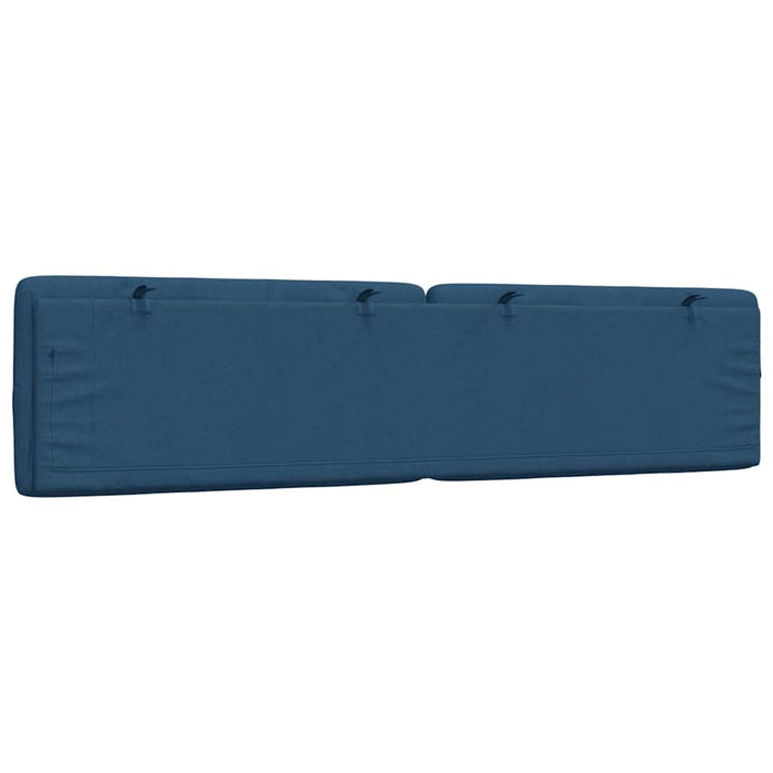 Cuscino Testiera-Cuscino per Testiera Blu 200 cm in Tessuto