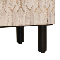 Credenza Finitura Bianco Lavato Legno di mango massello 3310028