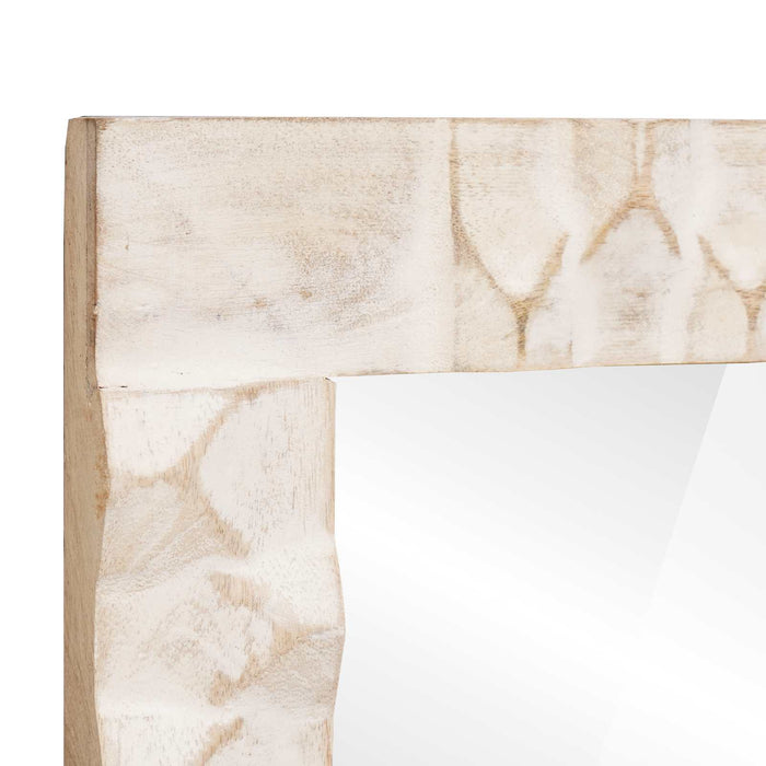 Set da Bagno Finitura Bianco Lavato Legno di mango massello 3310030