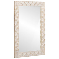 Set da Bagno Finitura Bianco Lavato Legno di mango massello 3310030