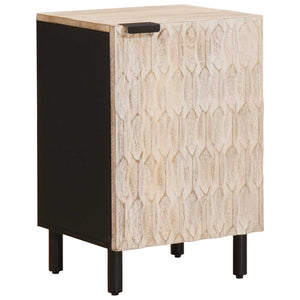 Set da Bagno Finitura Bianco Lavato Legno di mango massello 3310032