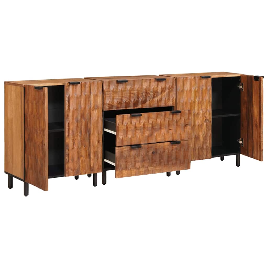 Credenza Finitura Marrone Acacia Legno di mango massello 3310035