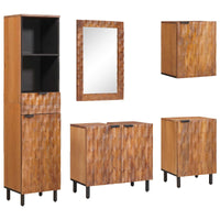 Set da Bagno Acacia Marrone Winish Legno di mango massello 3310039