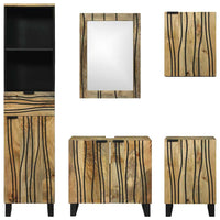 Set di mobili per il bagno 5 pcs Marrone 38 x 33 x 160 cm 3310045