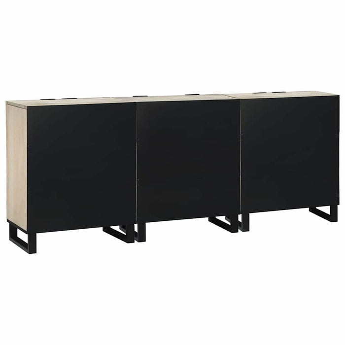 vidaXL Set di mobili per il bagno 3 pcs Bianco 180 x 33 x 75 cm