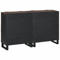 vidaXL Sideboards con cassetto 2 pcs Marrone 60 x 33.5 x 75 cm