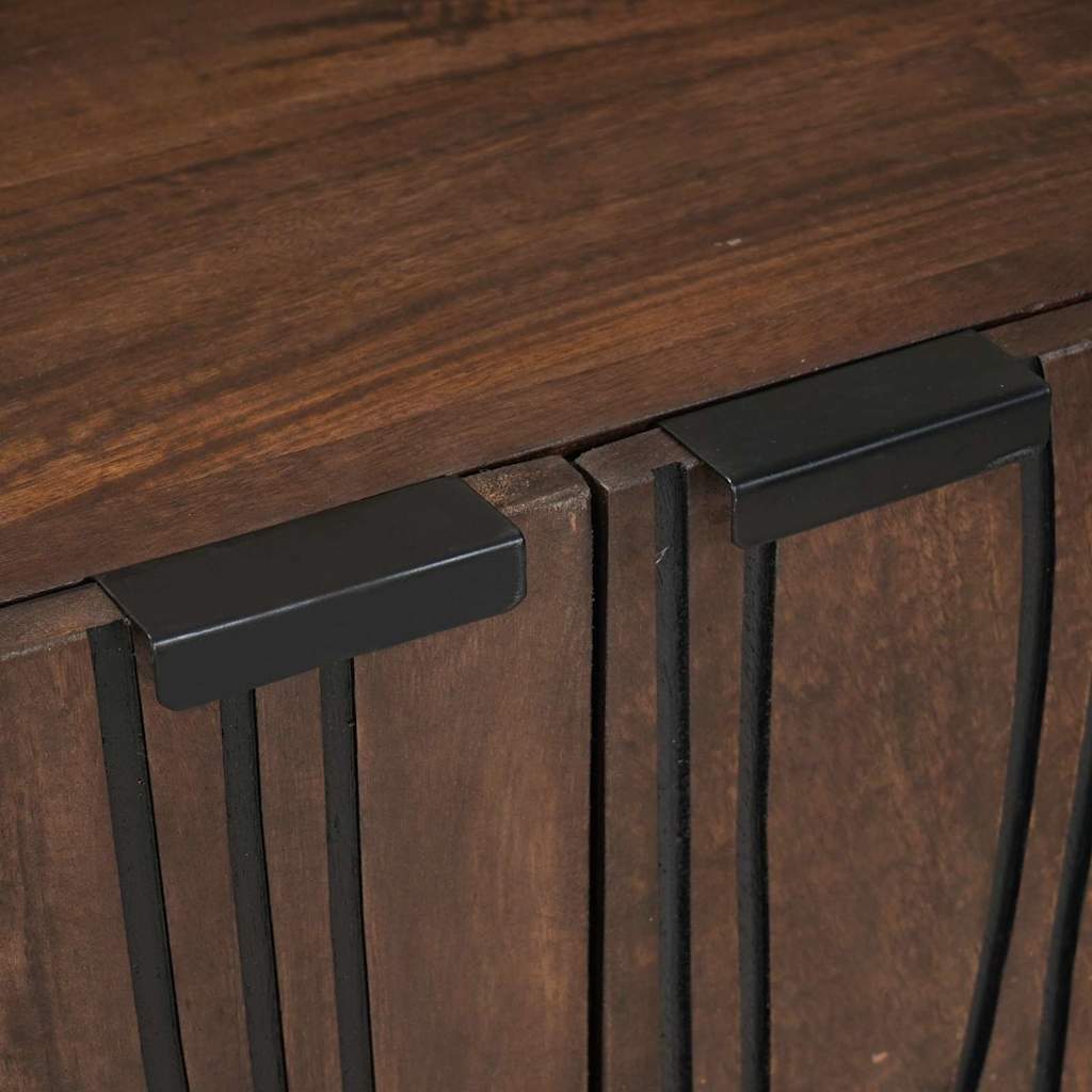 Set di mobili per il bagno 3 pcs Marrone 180 x 33 x 75 cm 3310053