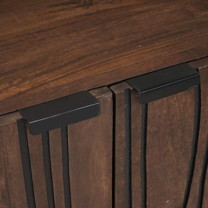 vidaXL Set di mobili per il bagno 3 pcs Marrone 180 x 33 x 75 cm