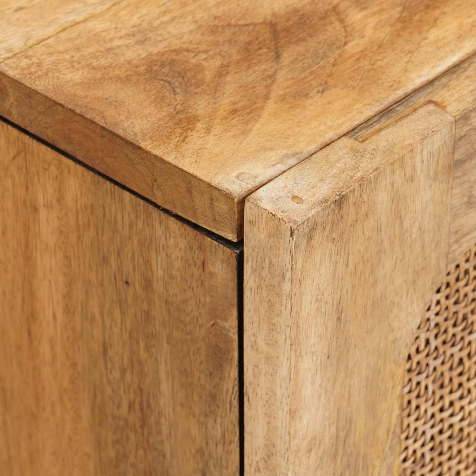 Set da Bagno con cassetto Naturale Legno di mango massello 3310061