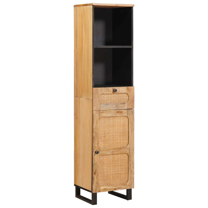 Set da Bagno con cassetto Naturale Legno di mango massello 3310062