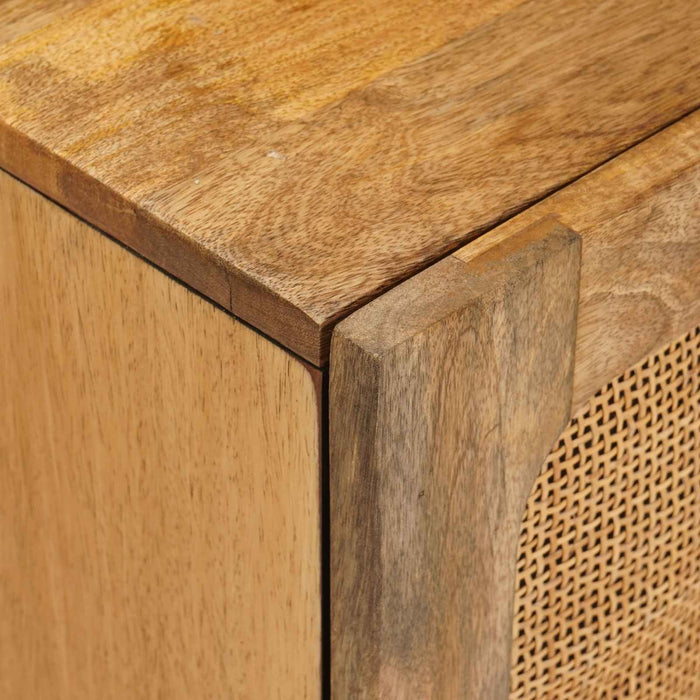 Set da Bagno con cassetto Naturale Legno di mango massello 3310063