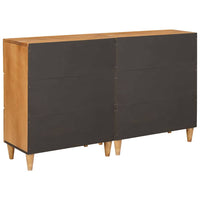 vidaXL Credenza 2 pcs Marrone 60 x 33 x 75 cm legno massello di mango