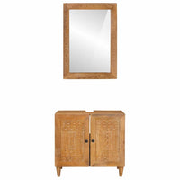 Set di mobili per il bagno 2 pcs Marrone 62 x 33 x 58 cm 3310066