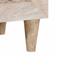 Credenza 3 pcs Bianco 60 x 33 x 75 cm legno massello di mango 3310071