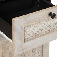 vidaXL Set di mobili per il bagno 3 pcs Bianco 38 x 33 x 160 cm